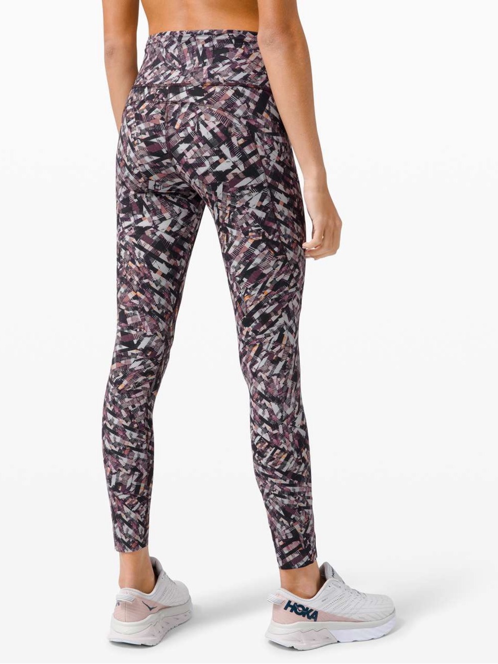 Lululemon Fast and Free Tight II leggings in the Kaleidoscopic Pink Multi Print